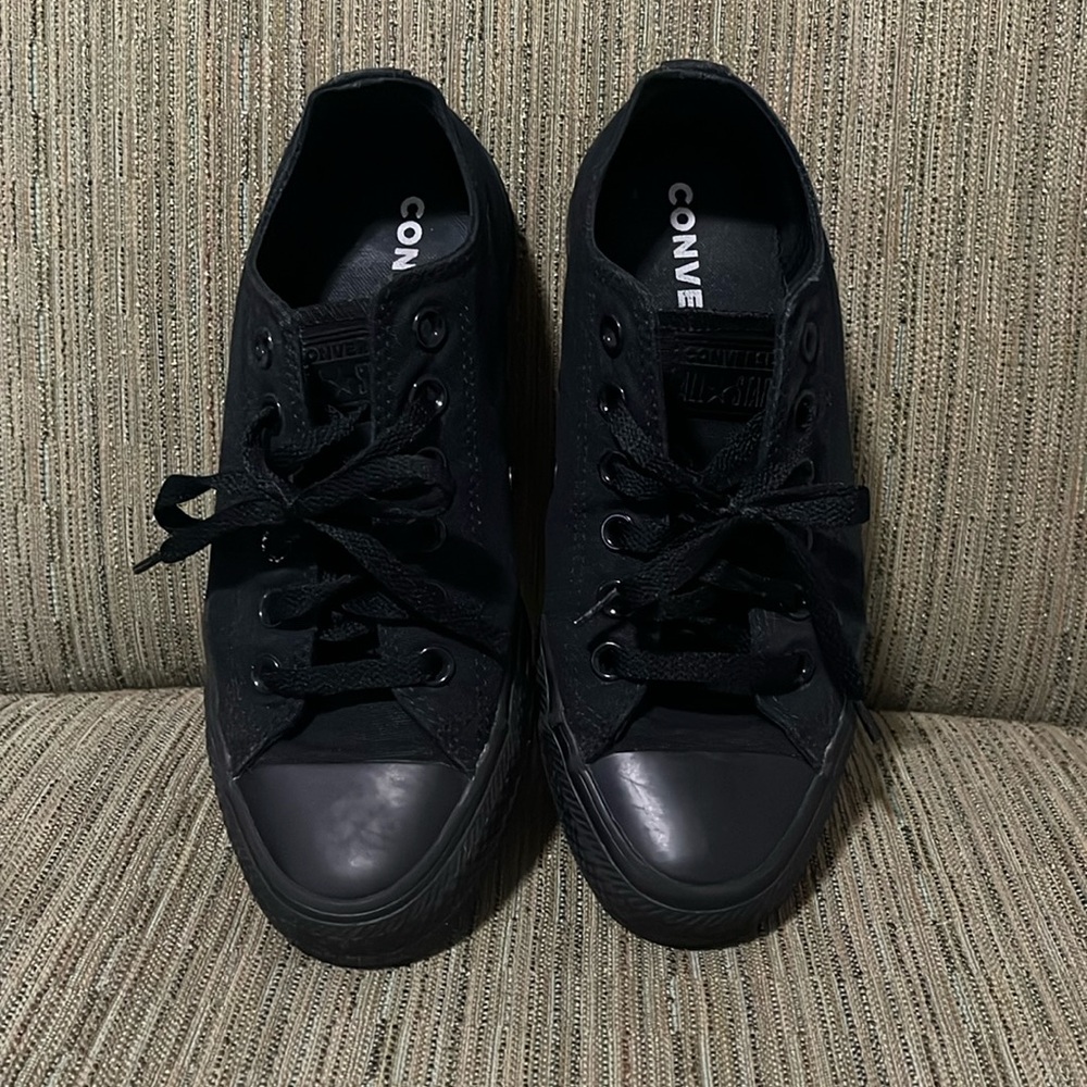 Converse Chuck Taylor All Star Canvas, Black, Unisex, 7.5 women’s/5.5 men’s